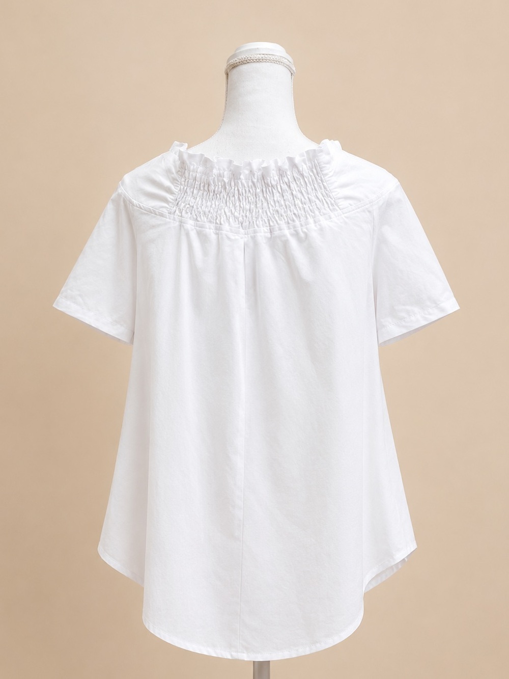 NWT Matti Mamane White Tunic Top Square Neck Size Small - Picture 4 of 12